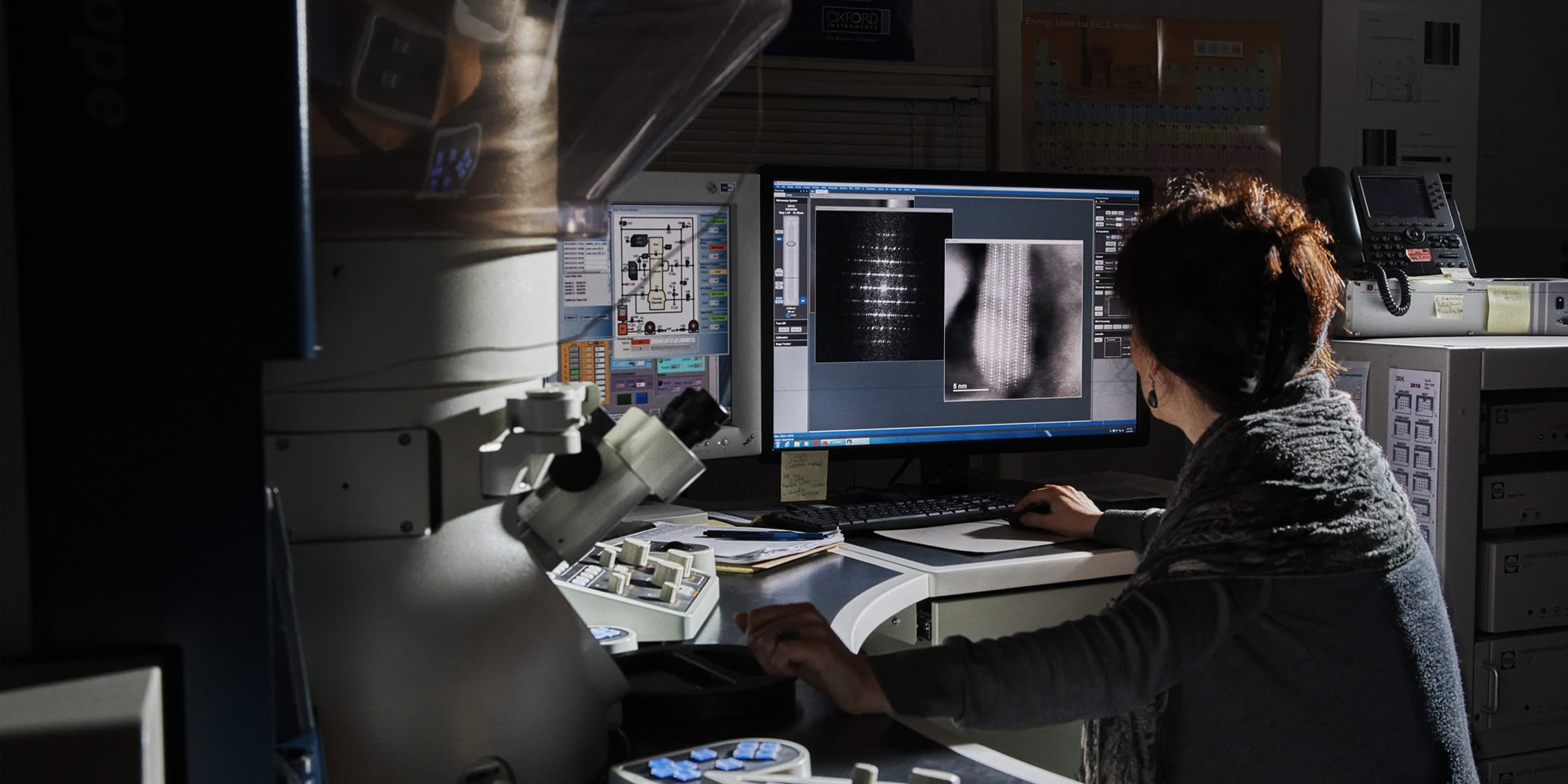 researcher working