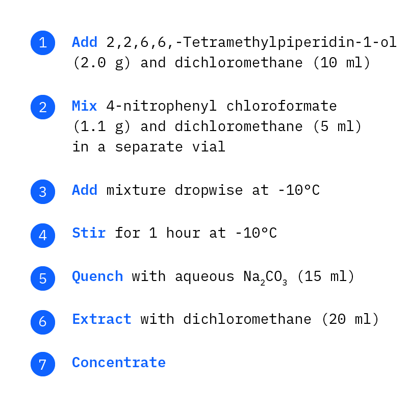 Screenshot of AI generated instructions intended for a robotic autonomous lab